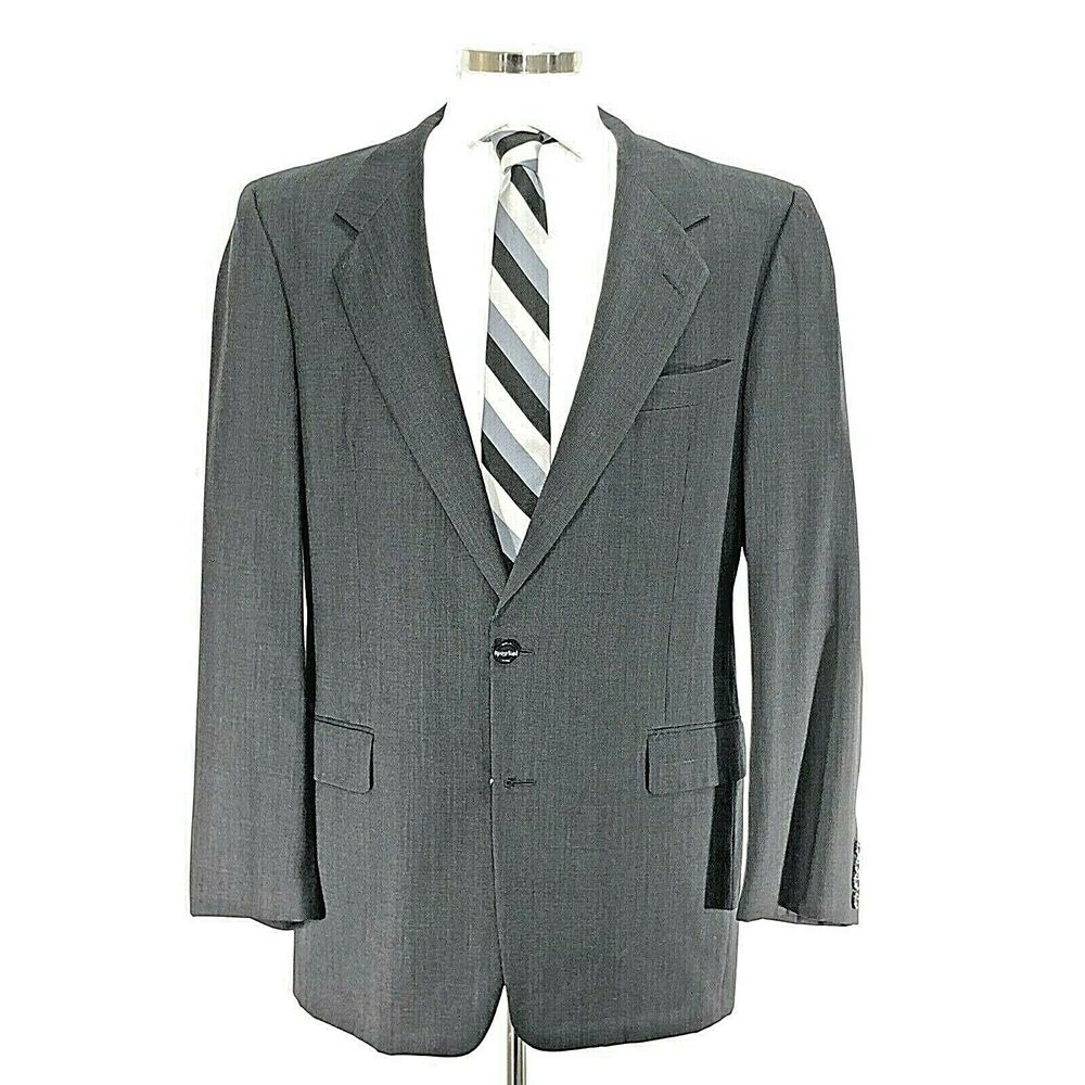 Hickey Freeman Boardroom Grey 44L Sport Coat